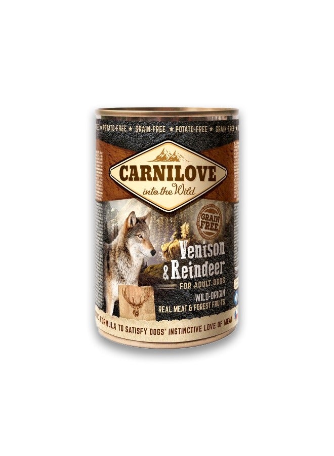 CARNILOVE Venison And Reindeer For Adult Dogs - 400GM - Image 1